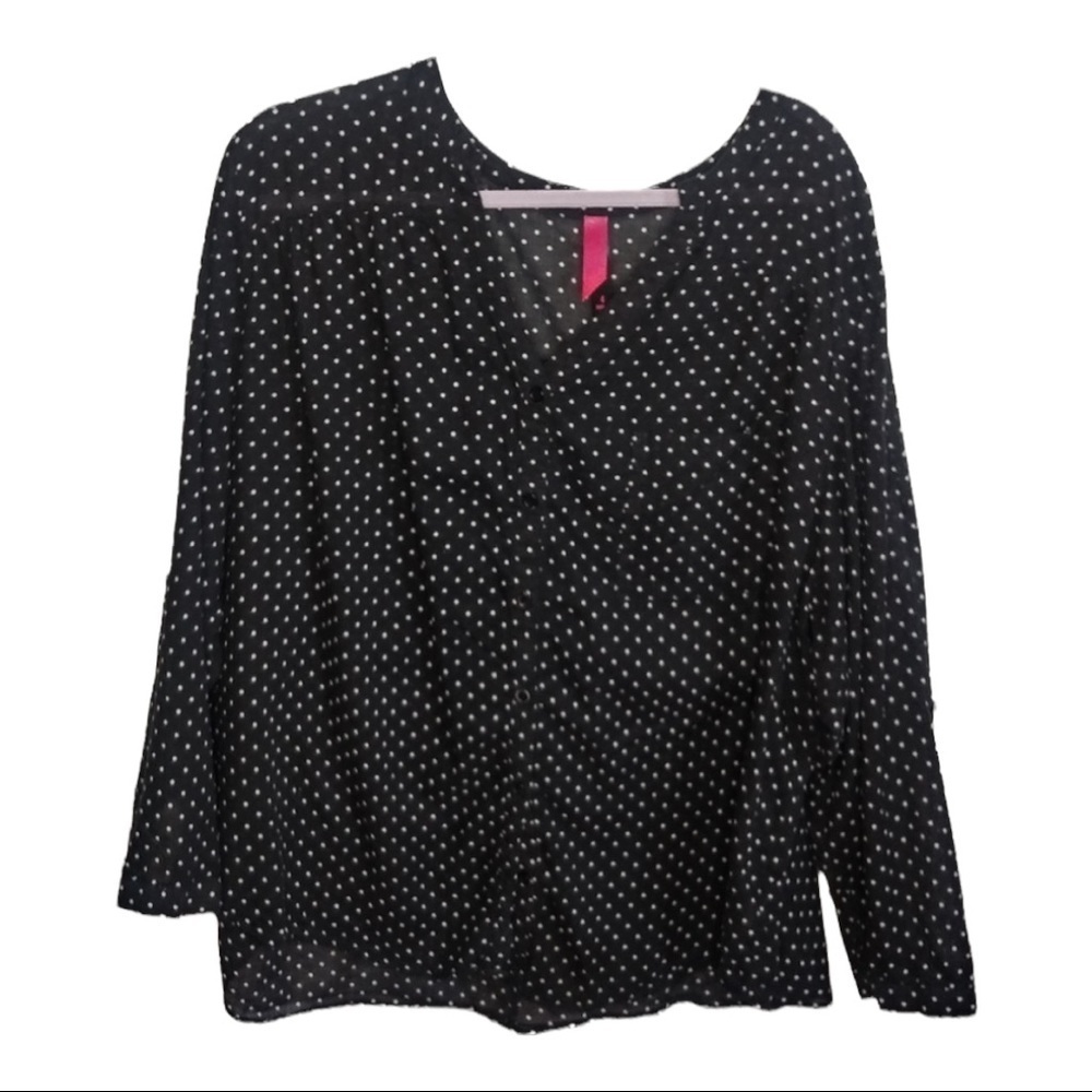 Pure Energy Pokadot Top Sz 4